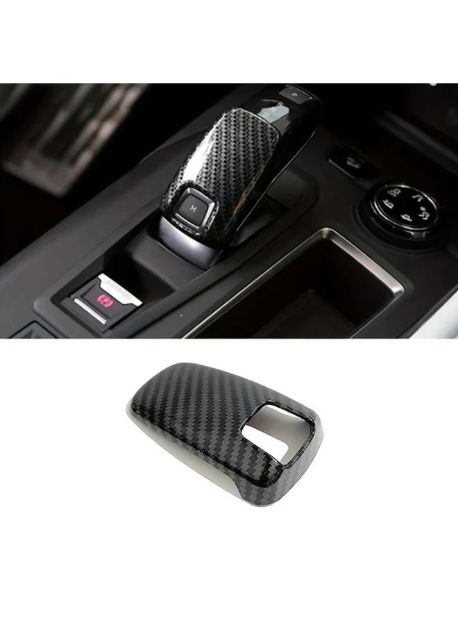 Silvery ABS Gear Shift Knob Carbon Fiber Cover Stickers For Peugeot 3008 GT 2017 2020 Citroen C5 Aircross 2018 2024 - Image 3
