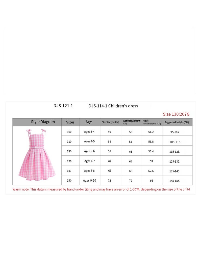 Loquat Barbie Dress For Children's Cosplay Clothing DJS121 Barbie dress Pink  - Image 2