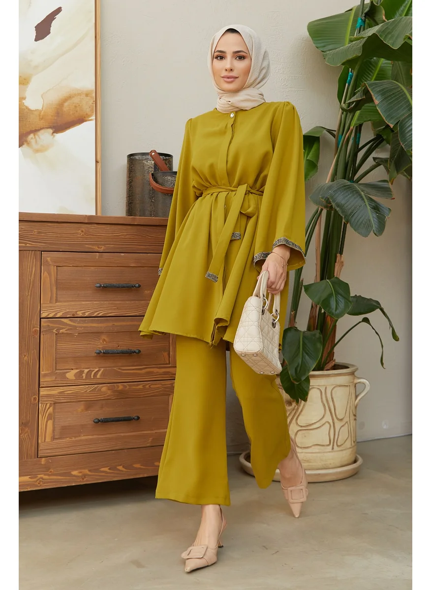 Vavinor Bell-bottomed Trouser Tunic Set - Oil Green