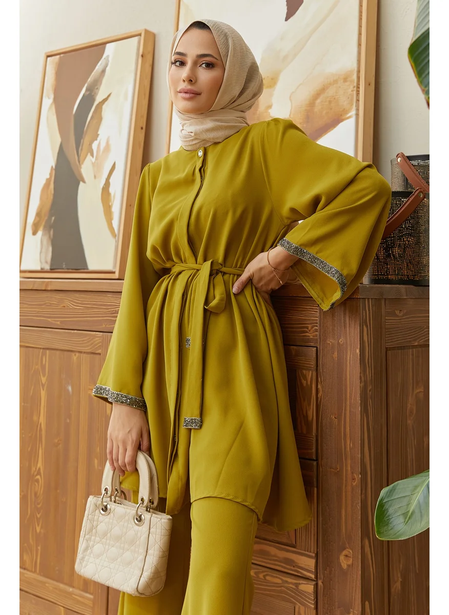 Vavinor Bell-bottomed Trouser Tunic Set - Oil Green