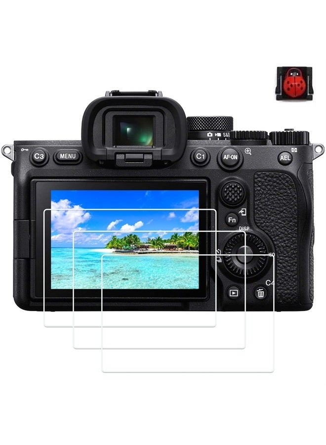 PCTC For Sony ZV-E10 screen protector 3 Packs Tempered Glass screen protector fit for Sony ZV-E10 ZV-1 ZV-1M2 ZV1M2 ZVE10 ZV1 ZV-1F ZV1F - Image 1