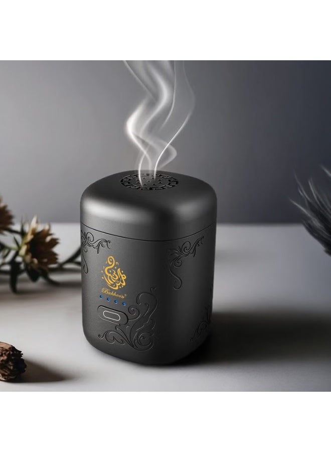 Mini Electric Incense Burner with Display Light – USB Type-C Rechargeable, Portable Arabian Incense Burner for Home, Car & Travel, Safe Overheating Protection - Image 2