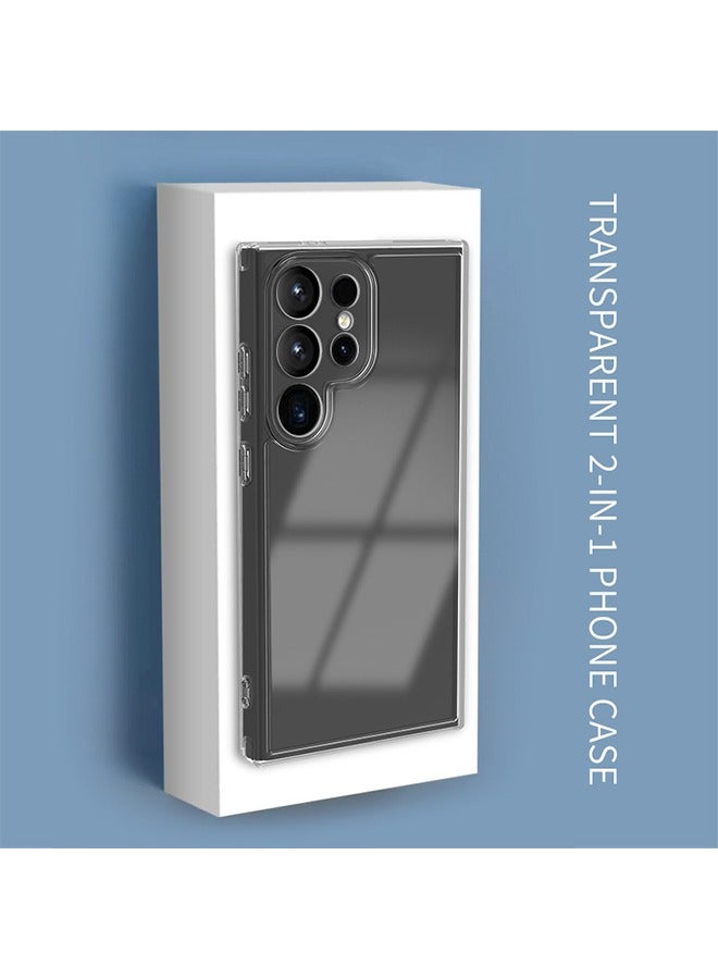 Ultra Thin Clear Case for Samsung Galaxy S22 Ultra Plus Full Camera Protection TPU Back Cover Compatible - Image 3