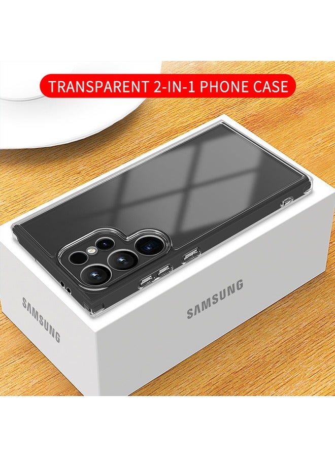 Ultra Thin Clear Case for Samsung Galaxy S22 Ultra Plus Full Camera Protection TPU Back Cover Compatible - Image 4
