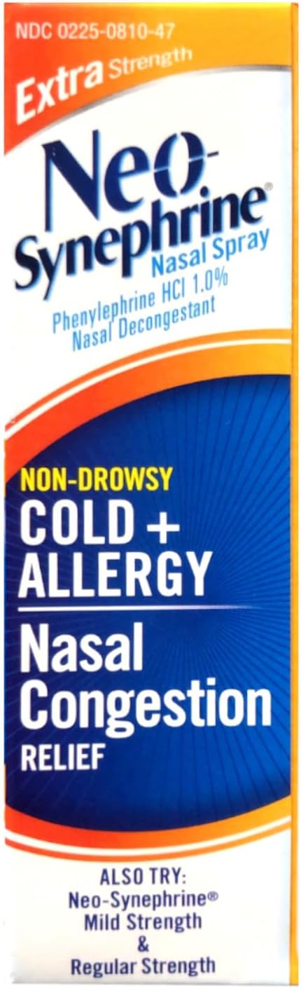 NeoSynephrine Nasal Spray  Extra Strength Formula 050 Ounces each Value Pack of 4 - Image 3