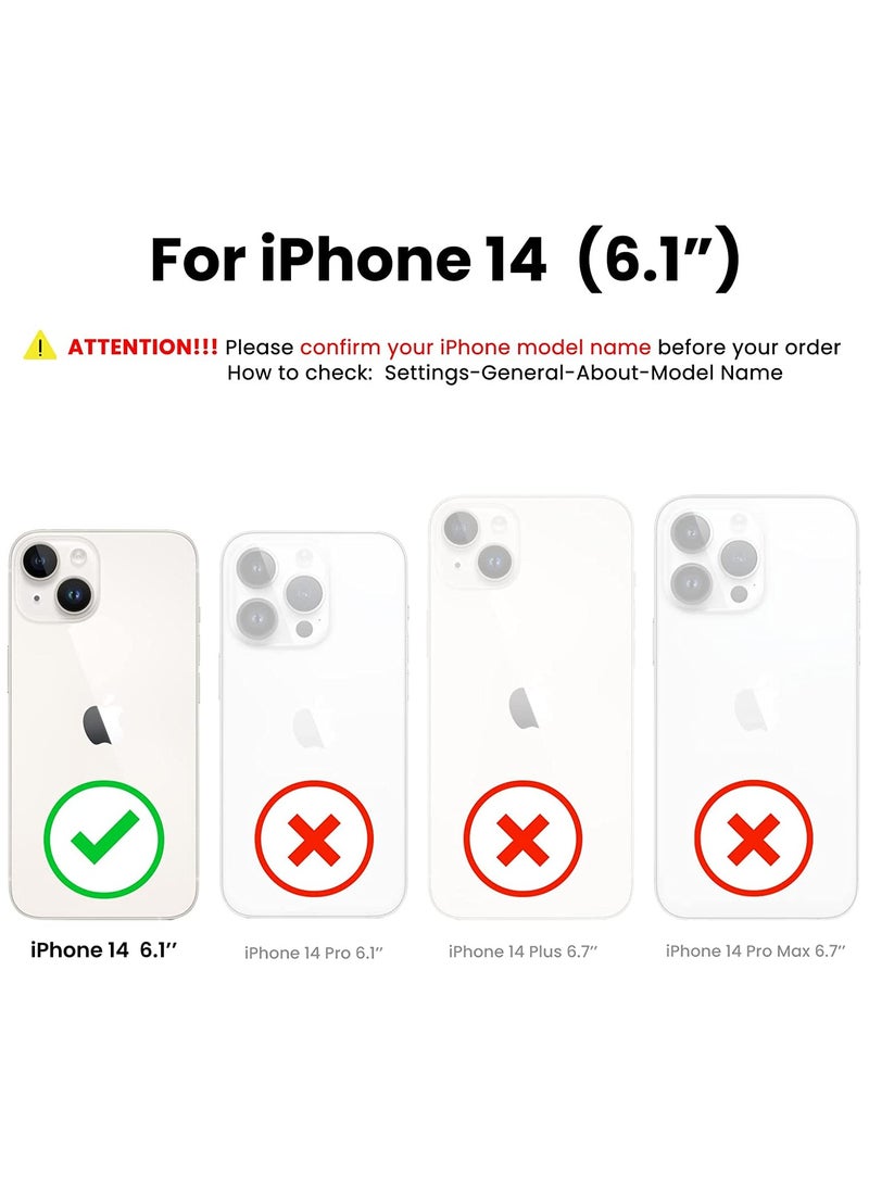 Delivus iPhone 14 Case Silicone Cover Soft Liquid Gel Rubber Cover Anti-Scratch Anti-Fingerprint Anti-Drop (Royal Blue) - Image 4