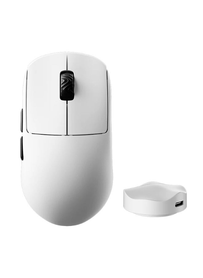 Scyrox Scyrox V8 Wireless Mouse is lightweight, low-latency, and comfortable for your laptop. It features exceptional performance that takes your gaming experience to a new level. It comes with an 8K dongle that lets you easily enjoy an amazing 8000Hz polling rate. You can count on fast and accurate responses during intense gaming sessions. Color: White  - Image 2