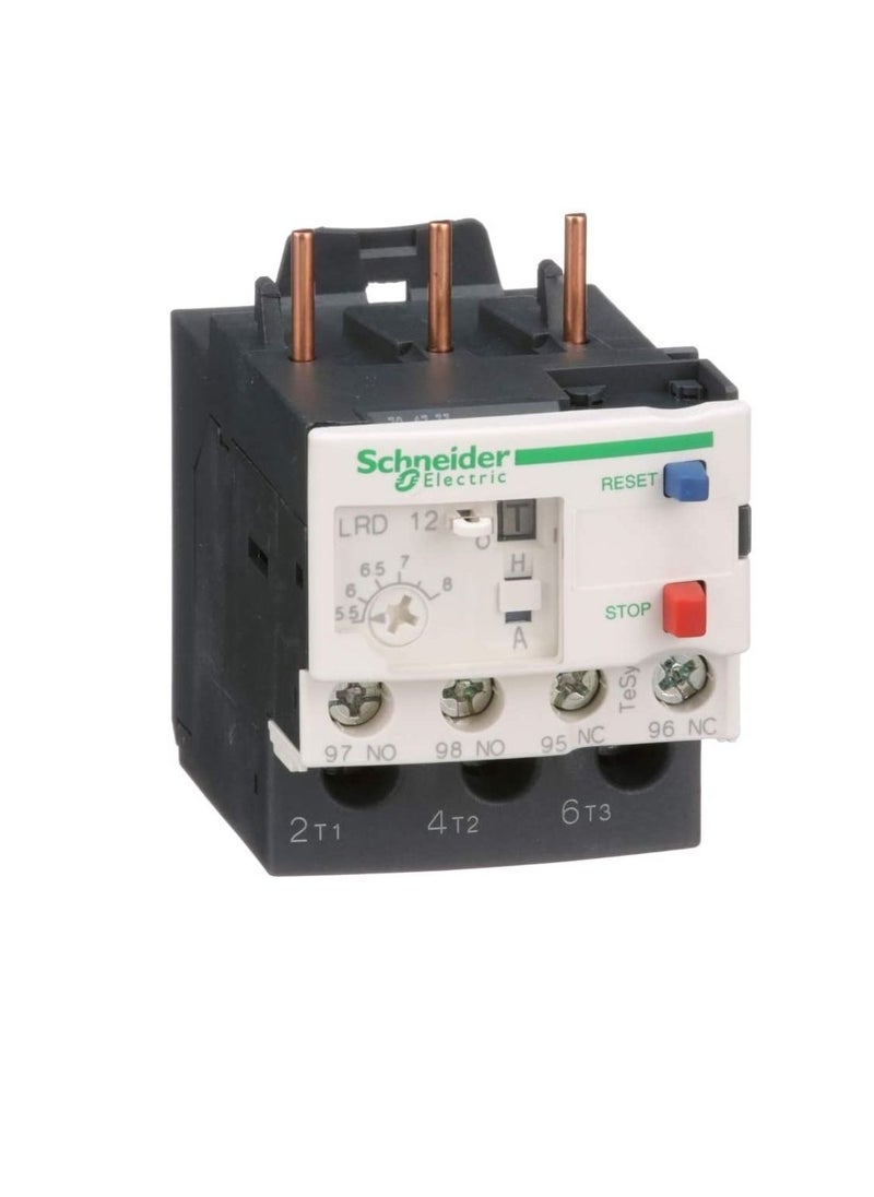 Schneider Electric Schneider Electric Overload Relay - 1NO/1NC, 5.5-8 A F.L.C, 8 A Contact Rating, 3P - LRD12  - Image 2