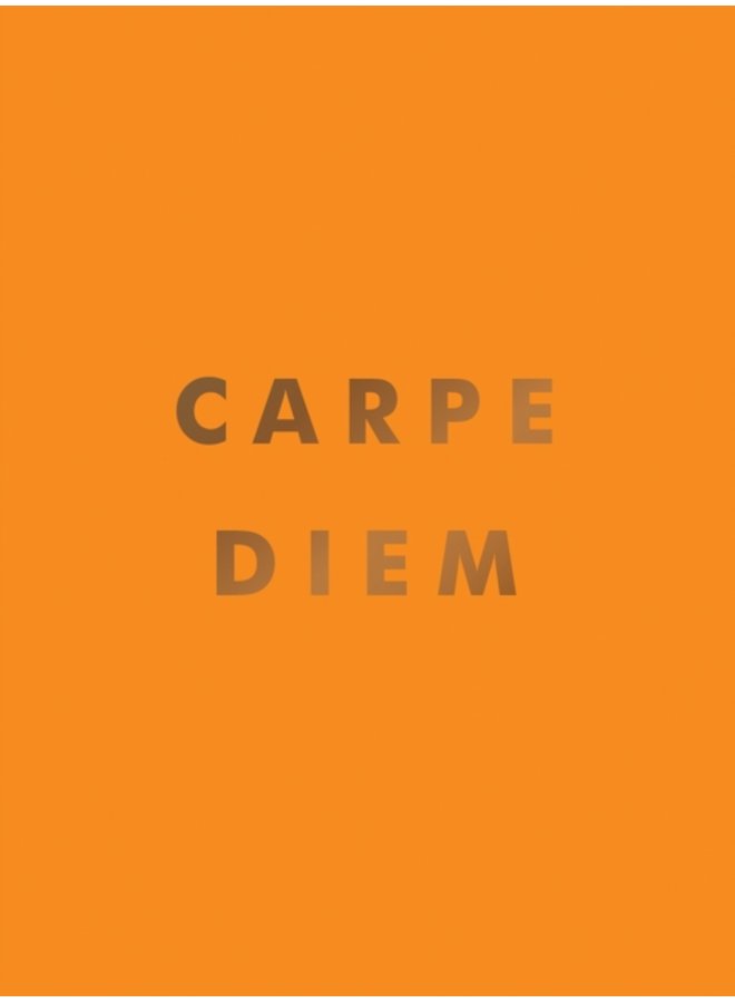 Carpe Diem Inspirational Quotes and Awesome Affirmations for Seizing the Day - Hardback