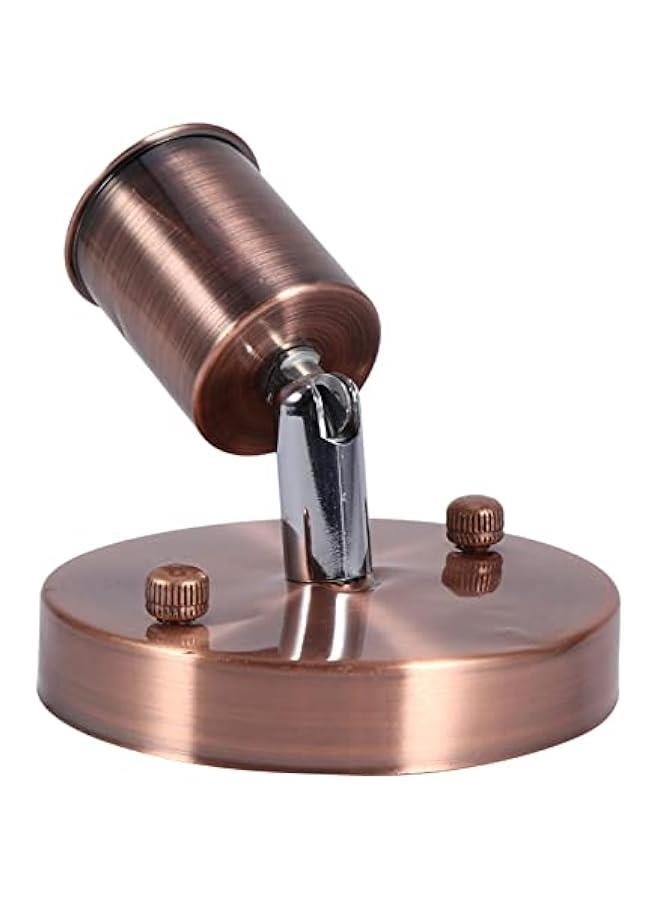 Modern Vintage Light Socket Ceiling Light 180¡ã Rotating Wall Mounted Lamp Bulb Holder Socket Ceramic Iron for Garage Basement Storage Room(Red Bronze) , E27 Lamp Bulb Holder Adapter , E27 Lamp Bulb  - Image 3
