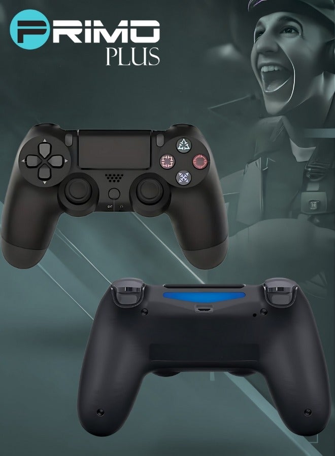 PRIMO PLUS Double Motor Vibration Wireless Controller For P4 Black - Image 3