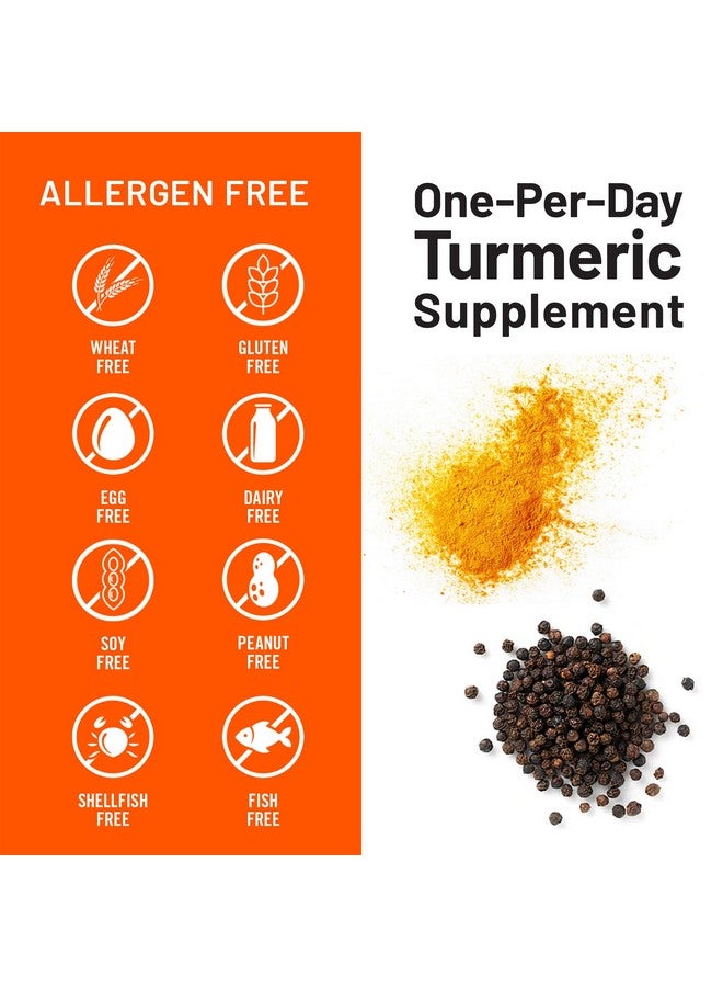 NatureWise Turmeric Curcumin 500mg with Black Pepper Softgels - Extra Strength, Enhanced Absorption - 95% Curcuminoids & BioPerine for Immune Support - Gluten-Free, Non-GMO - 30 Count[1-Month Supply] - Image 5
