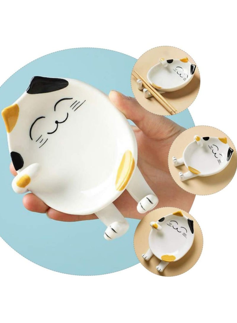 أوزيغالور مسند ملاعق من الفخار - مسند ملاعق من السيليكون للمغارف والملاعق وعيدان تناول الطعام وصينية الأواني الفضية - Image 2