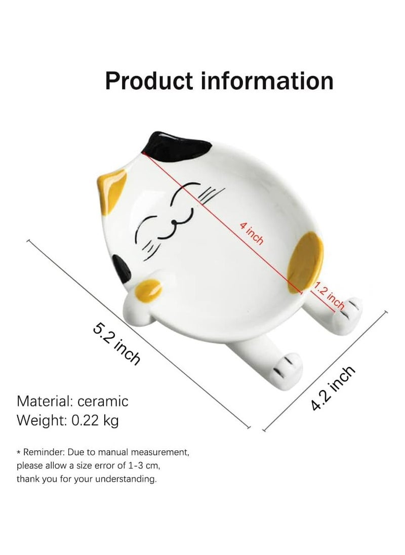 Oasisgalore Spoon Utensil Rest Ceramic Cute Spoon Holder Rest for Stove Top  - Image 2