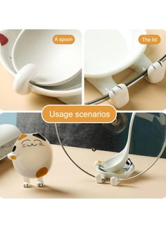 Oasisgalore Spoon Utensil Rest Ceramic Cute Spoon Holder Rest for Stove Top  - Image 3