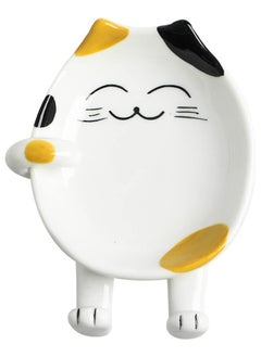 Oasisgalore Spoon Utensil Rest Ceramic Cute Spoon Holder Rest for Stove Top  - Image 1
