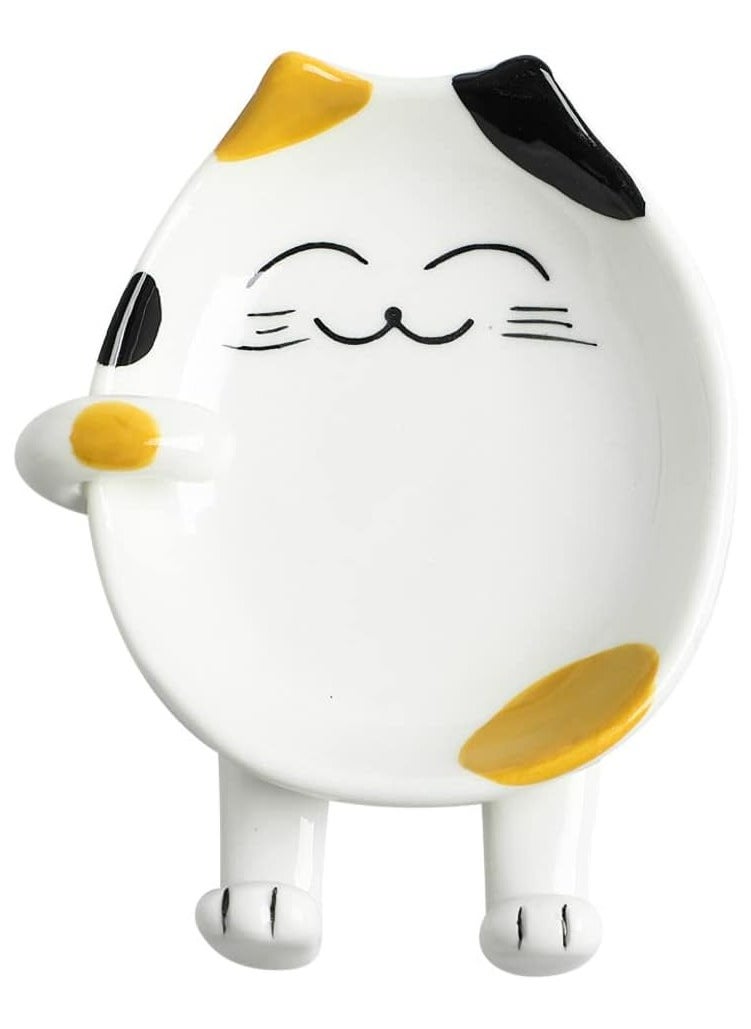 Oasisgalore Spoon Utensil Rest Ceramic Cute Spoon Holder Rest for Stove Top  - Image 1