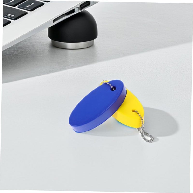 Toyvian 4pcs Floating Keychain Bright Oval Key Floats for Boat Keys Portable Rings for Water Sports Swimming Beach Activities Efficient Buoyancy Quick - Image 5