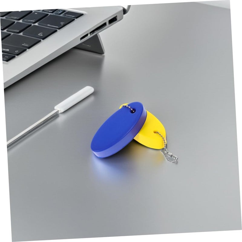 Toyvian 4pcs Floating Keychain Bright Oval Key Floats for Boat Keys Portable Rings for Water Sports Swimming Beach Activities Efficient Buoyancy Quick - Image 4