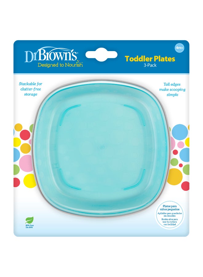 Dr. Brown’s Toddler Plates, Pack Of 3 - Image 2