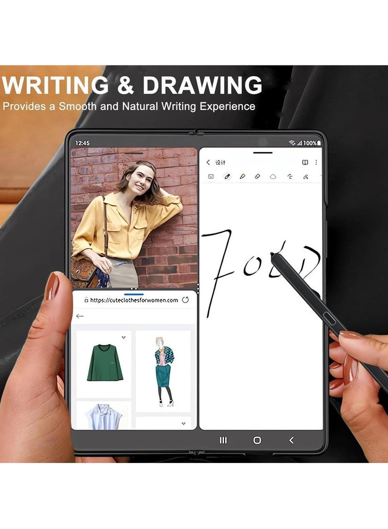 Compatible For Samsung Galaxy Z Fold5 Slim S Pen Slim 1 5mm Pen Tip 4 096 Pressure Levels For Samsung Galaxy Z Fold 5 Phones Only (Black) - Image 2