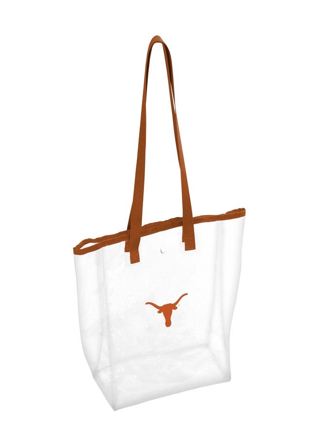 Logo Brands NCAA Texas Longhorns Stadium Clear Bag – Stylish Tote with Shoulder Strap,Snap Closure - Meets Most Stadium Regulations, Great For Game Day & Tailgates - Image 1