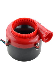 NIBEMINENT Universal Car Fake Dump Electronic Turbo Blow Off Hooter Valve Analog Sound BOV Relief Red  - Image 3