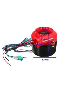 NIBEMINENT Universal Car Fake Dump Electronic Turbo Blow Off Hooter Valve Analog Sound BOV Relief Red  - Image 2