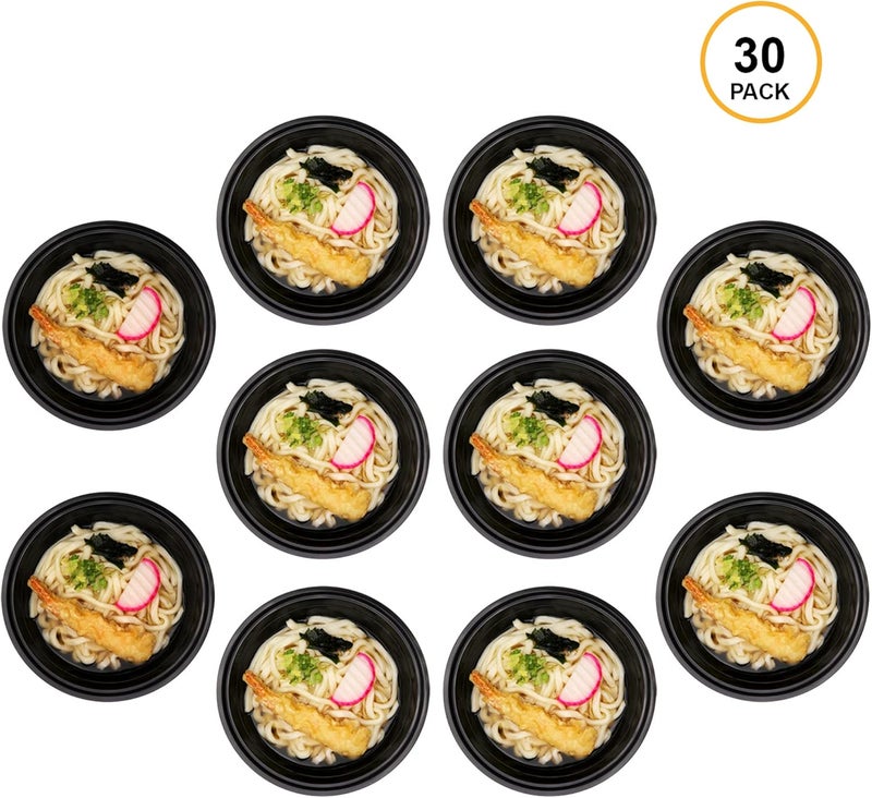 Freshware Meal Prep Bowl Containers 30 Pack Plastic Bowls with Lids for Soup and Salad Food Storage Bento Box BPA Free Stackable Lunch Boxes MicrowaveDishwasherFreezer Safe 42 oz - Image 2