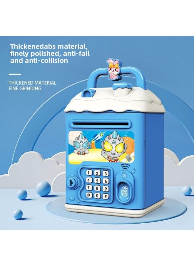 Can't Get In And Out Of The Year Piggy Bank Only Boys Password Box Kulomi Savings Girls Children Can Save And Free Shipping-Color:Kuromi☀Password Unlock Automatic Banknote Rolling☀Rechargeable Version  - Image 4