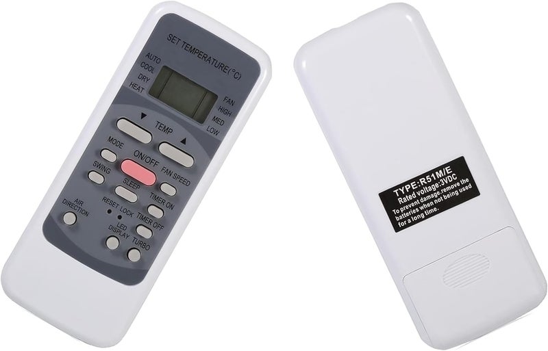 UBay Universal Remote Control Replacement for Midea Air Conditioner (Type: R51M/E) - Image 3