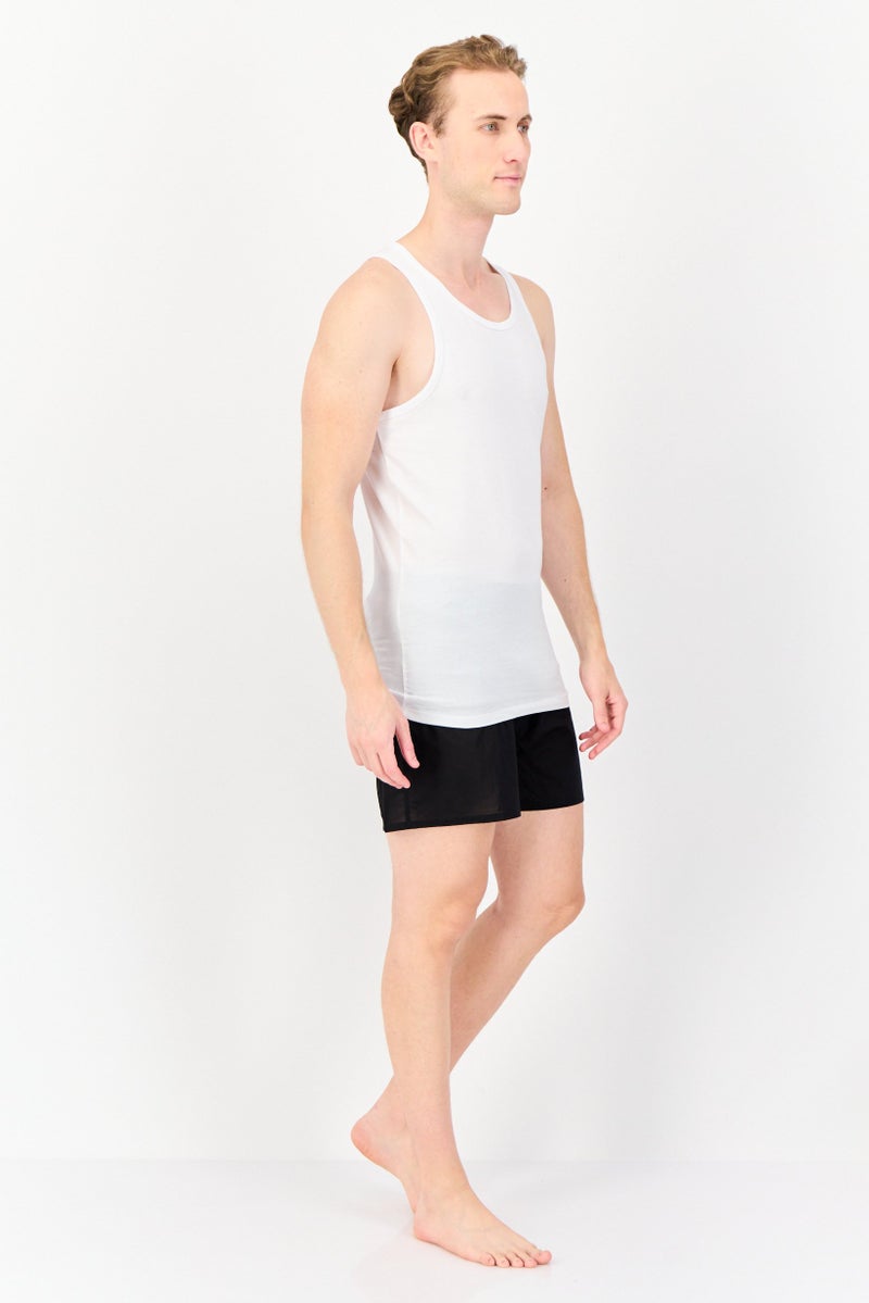Tommy John Men 2 Pieces Plain Undershirt, White - Image 4