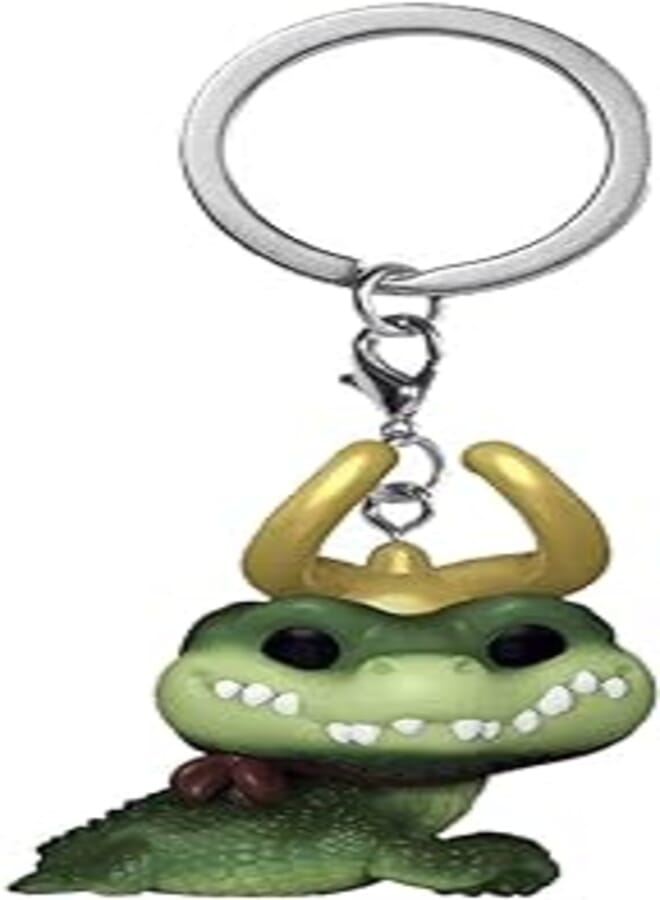 Funko Funko Pop! Keychain: Marvel - Loki - Alligator Loki Novelty Keyring - Collectable Mini Figure - Stocking Filler - Gift Idea - Official Merchandise - TV Fans - Backpack Decor 