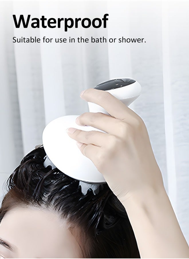 Waterproof Electric Scalp and Body Massager with Multiple Modes, IPX7 Waterproof Design, Whisper-Quiet Operation, 84 Massage Points, One-Touch Operation for Full-Body Relaxation
