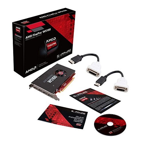 Sapphire AMD FirePro W5100 4GB GDDR5 Quad DP PCI-Express Graphics Card 100-505737 - Image 3