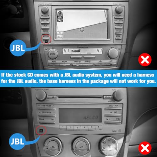 Junsun 5G WiFi 64G ROM Car Radio Stereo for Toyota Camry 2006 2007 2008 2009 2010 2011 Wireless CarPlay Andriod Auto with SWC GPS Navigation DSP BT FM Rearview with Backup Camera - Image 3