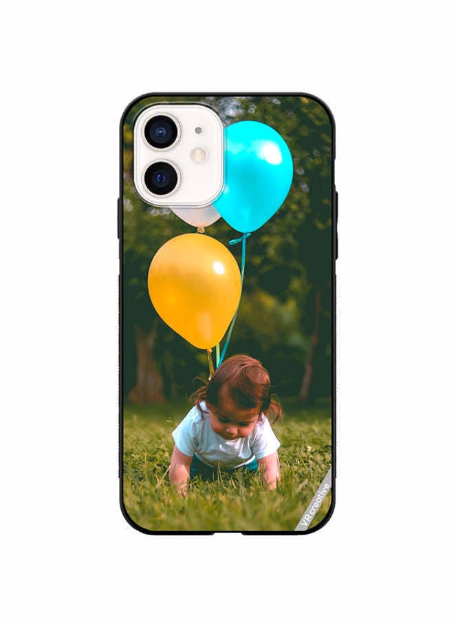 VR CREATIVE Protective Case Cover For Apple iPhone 12 mini Boy With Balloons Design Multicolour - Image 1