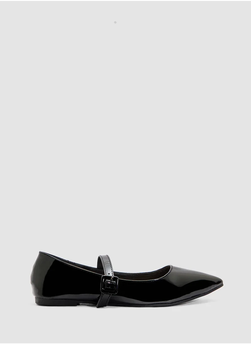 ELLA Classic Pointed Mary Jane Flat