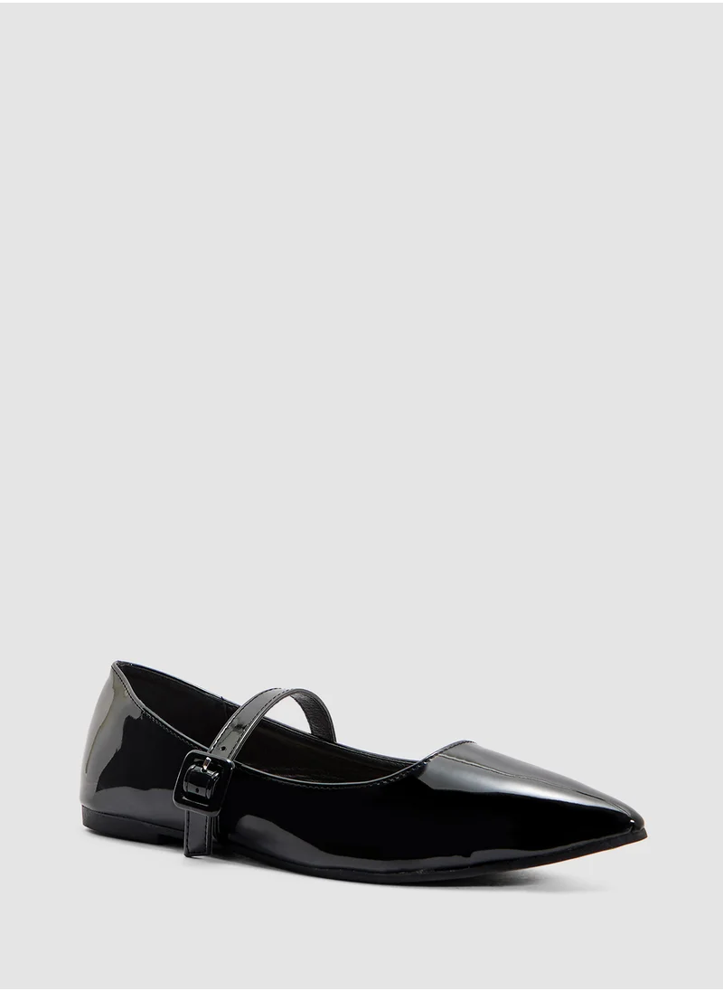 ELLA Classic Pointed Mary Jane Flat