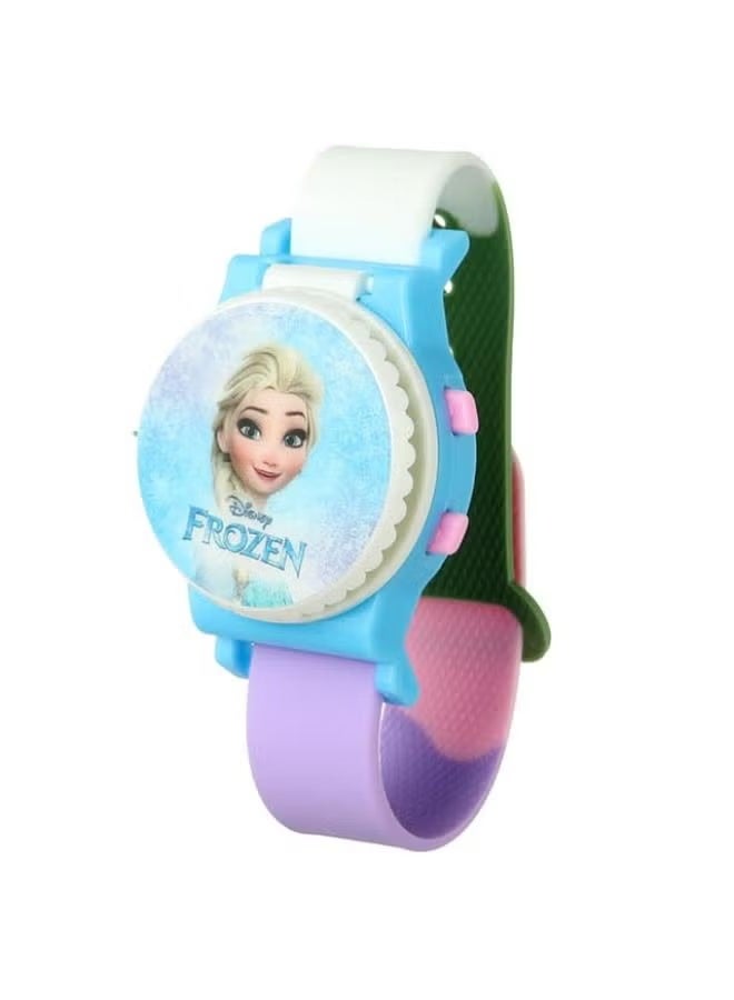 Frozen Elsa Kids' Unisex Digital Watch With Cartoon Shape