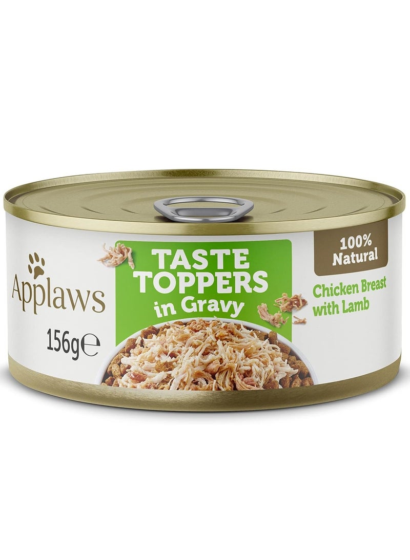 Applaws مزيج صلصة الطعم دجاج لحم ضأن مع طعام جاف للكلاب 156 جرام - Image 1