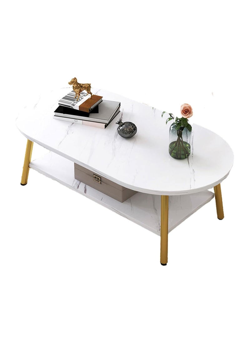 DubaiGallery Coffee Home Sofa Furniture Modern Living Room Small Round Table 80 x 40 x 40 cm  - Image 2