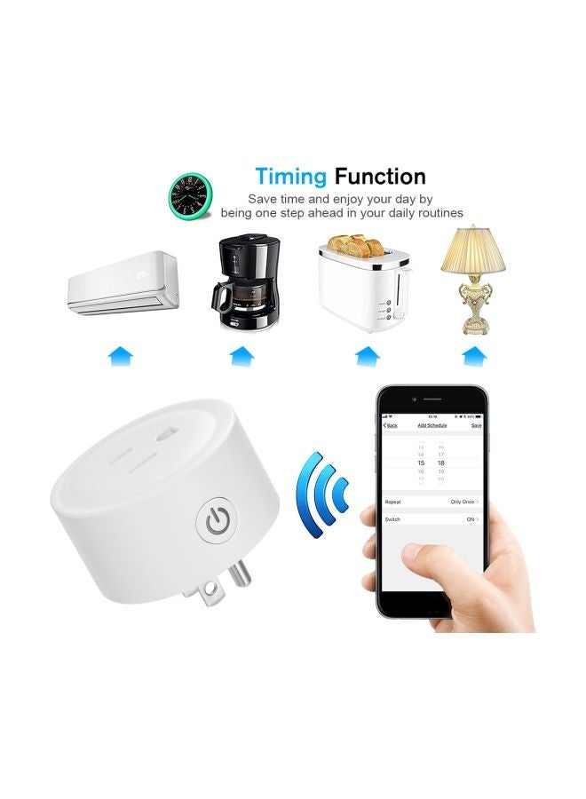 NIBEMINENT Wifi Smart Socket White - Image 4