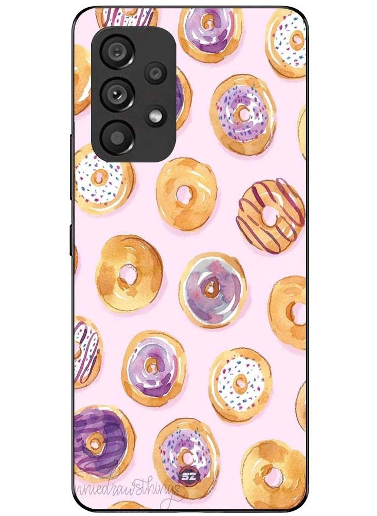 Service Zone Protective Printed Mobile Cover Delicious Donuts Design For Samsung Galaxy A53 5G  - Image 1