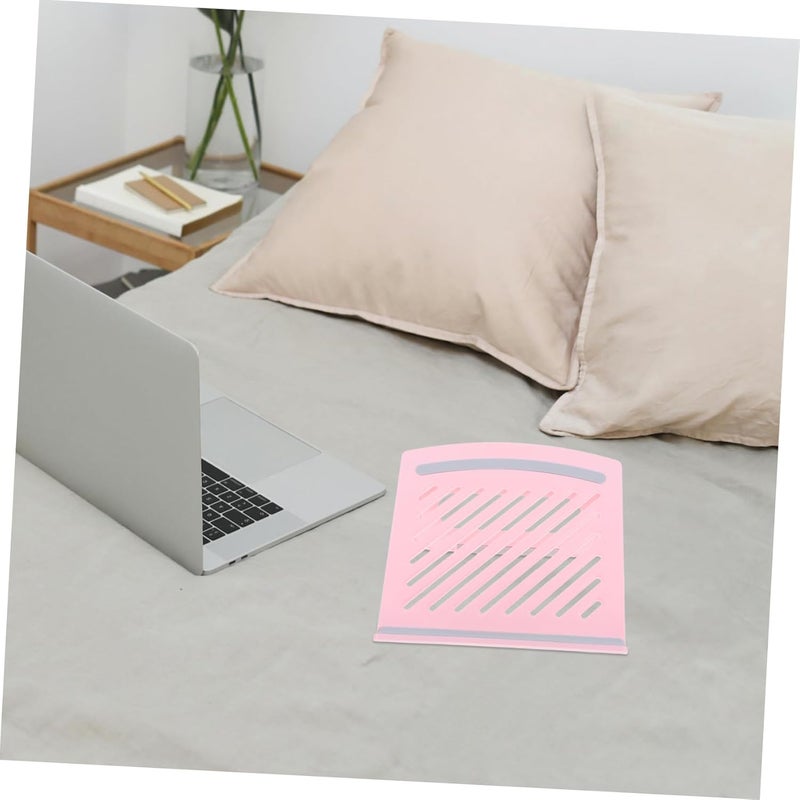 Adjustable Height Laptop Stand Foldable Multi-Angle Riser Ventilation for Home Office Desk Supports Laptops Tablets and Projectors Ergonomic Design for Better Posture - Image 5