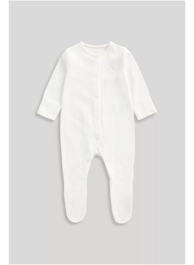 mothercare - My First Pink Baby Sleepsuits - 3 Pack - Image 1