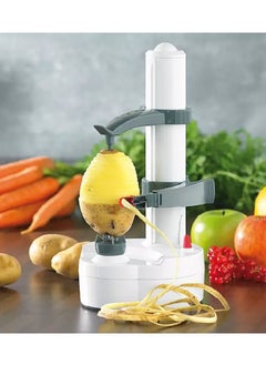 Generic Electric Potato Peelers Automatic Rotating Apple Peeler Potato Peeling Machine Automatic Fruits Vegetables Cutter Kitchen Peeling Tool  - Image 3