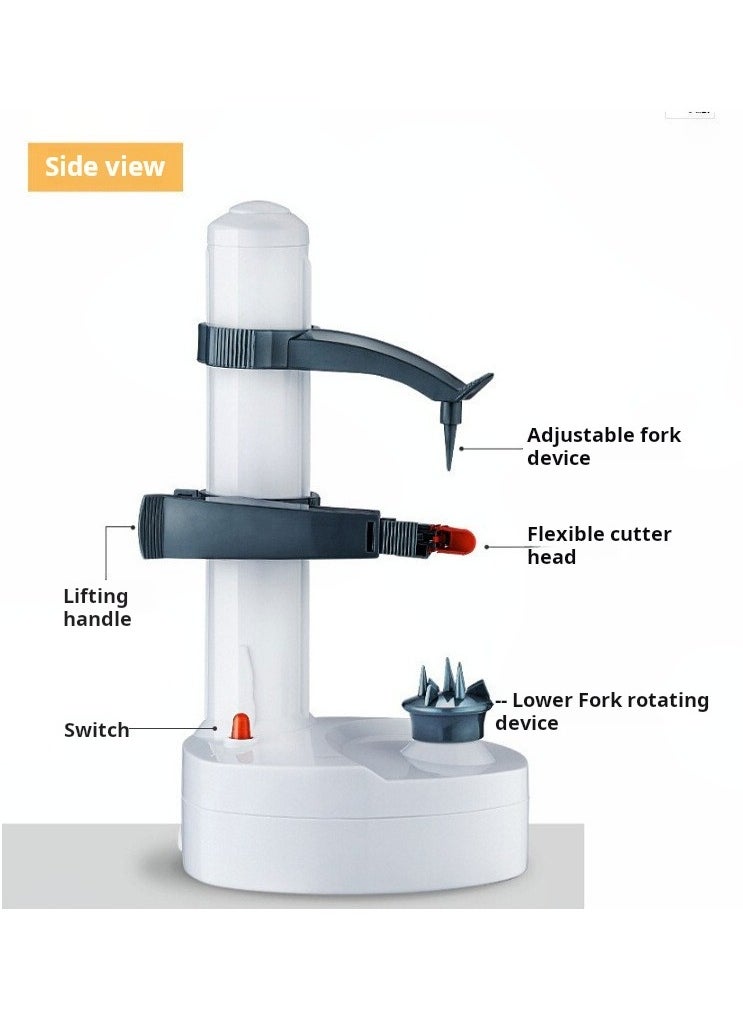 Generic Electric Potato Peelers Automatic Rotating Apple Peeler Potato Peeling Machine Automatic Fruits Vegetables Cutter Kitchen Peeling Tool  - Image 4