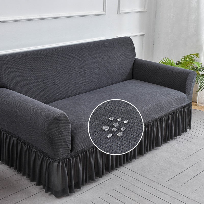 Water-Resistant Sofa Cover with a Light Luxury and High-End Feel, Elastic Full-Cover Sofa Slipcover, Household Dustproof Cover, Custom  Wholesale - Image 1