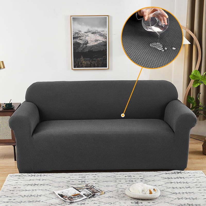 Water-Resistant Sofa Cover with a Light Luxury and High-End Feel, Elastic Full-Cover Sofa Slipcover, Household Dustproof Cover, Custom  Wholesale - Image 2